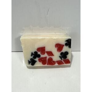 Primal Elements Bridge Mix Playing Card Suits Y2k Handmade Glycerin‎ Bar Soap